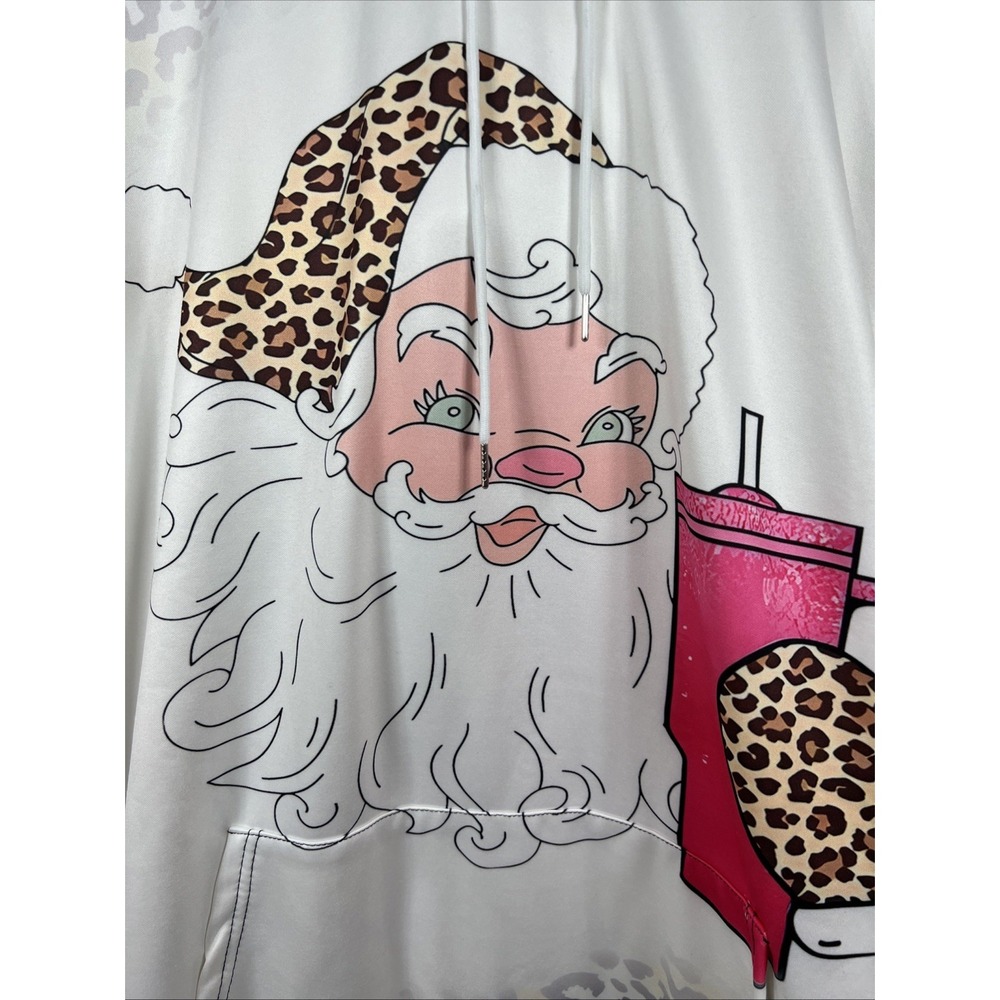 Biggmans Santa‎ & Animal Print Sweatshirt Size 6XL